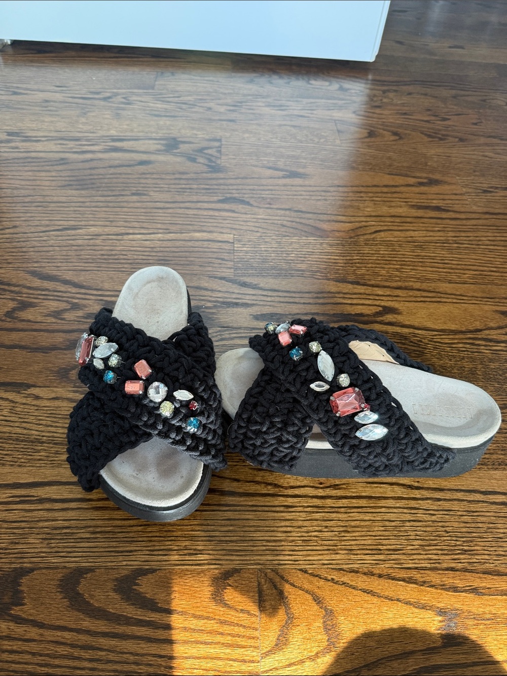 Designer jeweled  Slide Sandals